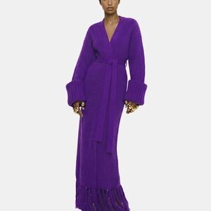 MIYA KNIT CARDIGAN DRESS- NEVER WORN- XXS/SX
cozy and classic style staple.